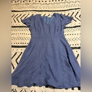 Altar'd State Blue Midi Dress